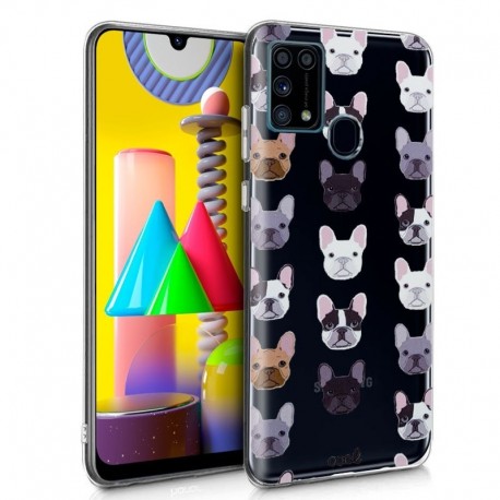 COOL Capa para Samsung M315 Galaxy M31 Transparente Cão, Cães - 8434847039640