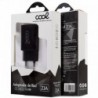 COOL Carregador Rede Universal Entrada 1 x USB 2,1 A Preto - 8434847023281