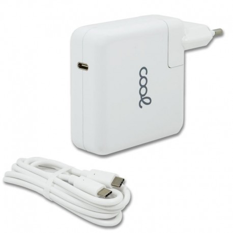 COOL Carregador Universal Rede para Apple MacBook 12" / Air 13" / Pro 13" / iPad 12.9" 61 W USB-C - 8434847038711