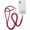 COOL Cordão Pingente Universal com Cartão para Smartphone Fúcsia - 8434847051246