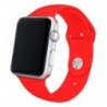 COOL Bracelete para Apple Watch Series 1 / 2 / 3 / 4 / 5 / 6 / 7 / SE 42 / 44 mm Borracha Vermelho - 8434847045535