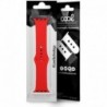 COOL Bracelete para Apple Watch Series 1 / 2 / 3 / 4 / 5 / 6 / 7 / SE 42 / 44 mm Borracha Vermelho - 8434847045535