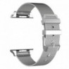 COOL Bracelete para Apple Watch Series 1 / 2 / 3 / 4 / 5 / 6 / 7 / SE 42 / 44 mm Metal Prateado - 8434847008813