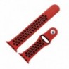 COOL Bracelete para Apple Watch Series 1 / 2 / 3 / 4 / 5 / 6 / 7 / SE 42 / 44 mm Sport Vermelho, Preto - 8434847045498