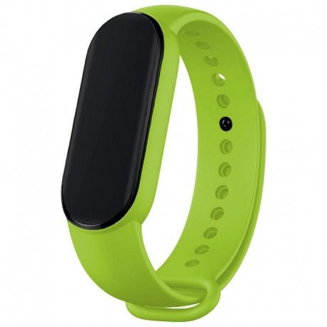 COOL Bracelete para Xiaomi Mi Band 5 / Mi Band 6 / Amazfit Band 5 Liso Verde - 8434847037776