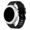 COOL Bracelete Universal 22 mm Amazfit GTR / Stratos / Huawei / Samsung / Bristol / Sunset Borracha Preto - 8434847046273