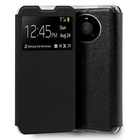 COOL Capa Flip Cover para Huawei Mate 40 Pro / 40 Pro Plus Liso Preto - 8434847046563