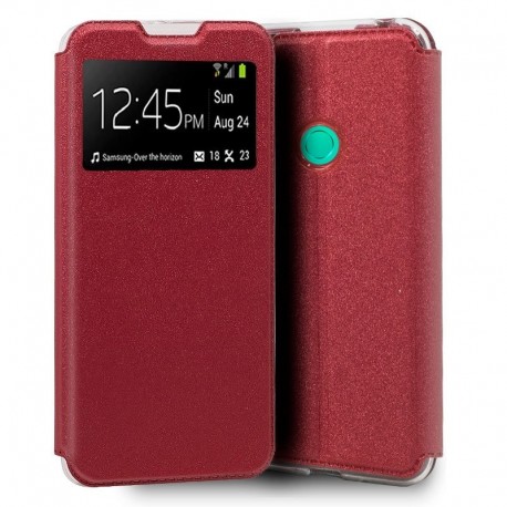 COOL Capa Flip Cover para Huawei P40 Lite E Liso Vermelho - 8434847036670
