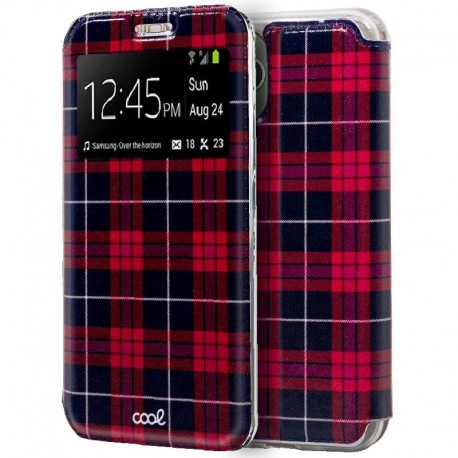 COOL Capa Flip Cover para iPhone 11 Pro Max Desenhos Padrão, Escocês - 8434847026657