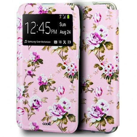 COOL Capa Flip Cover para iPhone 12 / 12 Pro Desenhos Flores - 8434847047553