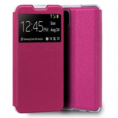 COOL Capa Flip Cover para Samsung A125 Galaxy A12 / M12 Liso Rosa - 8434847052595