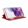 COOL Capa Flip Cover para Samsung G980 Galaxy S20 Liso Vermelho - 8434847032986