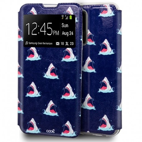 COOL Capa Flip Cover para Samsung G988 Galaxy S20 Ultra 5G Desenhos Tubarões - 8434847047416
