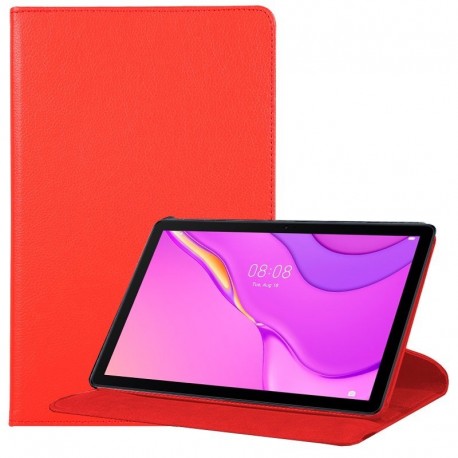 COOL Capa para Huawei Matepad T10s Pele Sintética Liso Vermelho 10.1" - 8434847046808