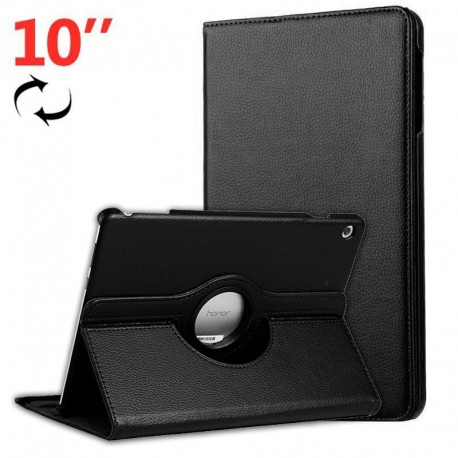 COOL Capa para Huawei Mediapad T5 Pele Sintética Liso Preto 10.1" - 8434847011578