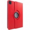 COOL Capa para iPad Pro 11" 2020 / 2021 / iPad Air 4 2020 10.9" Giratória Pele Sintética Vermelho - 8434847035765