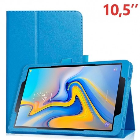 COOL Capa para Samsung Galaxy Tab A 2018 T590 / T595 Pele Sintética Liso Azul 10.5" - 8434847008721