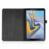 COOL Capa para Samsung Galaxy Tab A 2018 T590 / T595 Pele Sintética Liso Preto 10.5" - 8434847008257