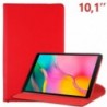COOL Capa para Samsung Galaxy Tab A 2019 T510 / T515 Pele Sintética Liso Vermelho 10.1" - 8434847021393