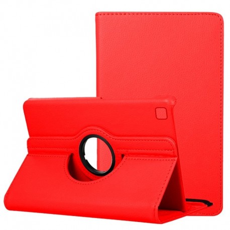 COOL Capa para Samsung Galaxy Tab A7 Lite T220 / T225 Pele Sintética Liso Vermelho 8.7" - 8434847054384