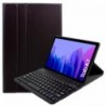 COOL Capa para Samsung Galaxy Tab A7 T500 / T505 Pele Sintética Liso Preto Teclado Bluetooth 10.4" - 8434847045788