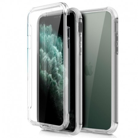 COOL Capa Silicone 3D para iPhone 11 Pro Max Transparente Frontal + Traseira - 8434847026527