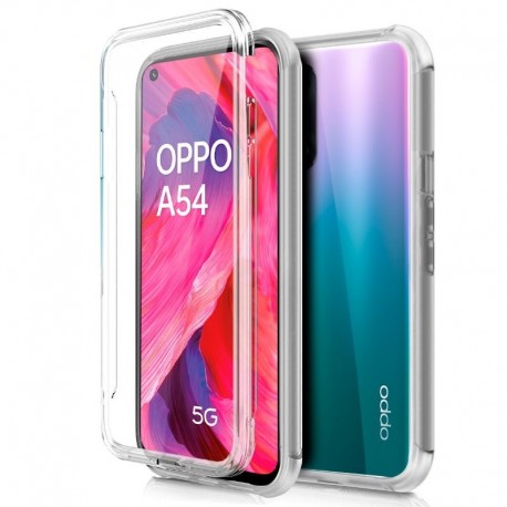 COOL Capa Silicone 3D para Oppo A54 5G / A74 5G Transparente Frontal + Traseira - 8434847055220