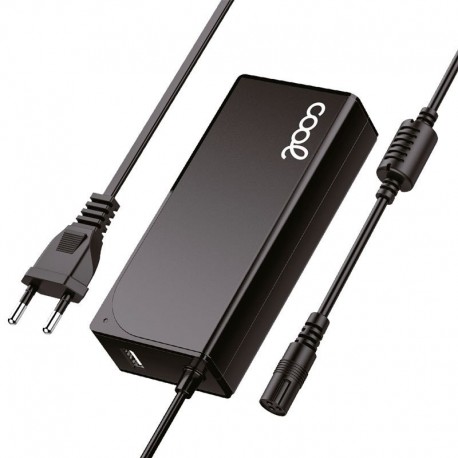 COOL Carregador Rede Universal para Computador Portátil 65 W Automático + 11 Conectores USB QC3.0 - 8436554010271