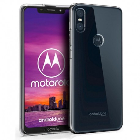 COOL Capa Silicone para Motorola Moto One Transparente - 8434847035093