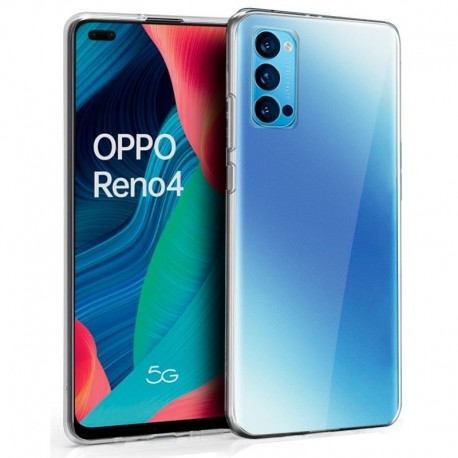 COOL Capa Silicone para Oppo Reno 4 Transparente - 8434847045009