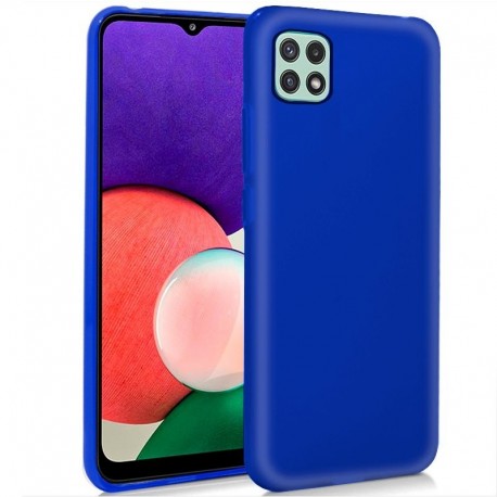 COOL Capa Silicone para Samsung A226 Galaxy A22 5G Azul - 8434847054728