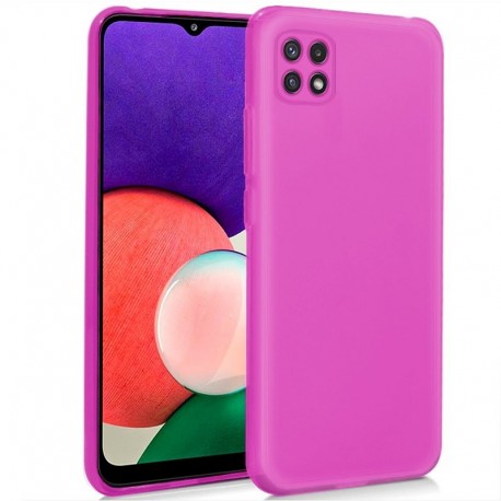 COOL Capa Silicone para Samsung A226 Galaxy A22 5G Rosa - 8434847054988
