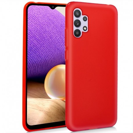 COOL Capa Silicone para Samsung A326 Galaxy A32 5G Vermelho - 8434847051062