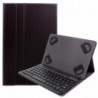 COOL Capa Ebook / Tablet de 9" a 10.2" Liso Preto Pele Sintética com Teclado Bluetooth Espanhol - 8434847043968