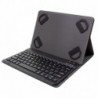 COOL Capa Ebook / Tablet de 9" a 10.2" Liso Preto Pele Sintética com Teclado Bluetooth Espanhol - 8434847043968