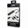 COOL Hub Tipo-C Universal 5 em 1 Alumínio 3 x USB 3.0 + SD + Micro SD - 8434847053790