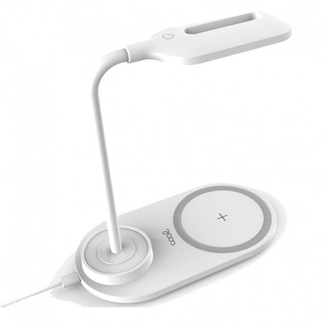 COOL Lâmpada LED + Base Carga Wireless Qi Branco - 8434847048499