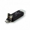 COOL Leitor de Cartões de Memória Universal 3 em 1 Tipo-C / Micro-USB / USB - 8434847053745