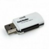 COOL Leitor de Cartões de Memória USB Universal All in One Branco - 8434847056050