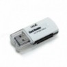 COOL Leitor de Cartões de Memória USB Universal All in One Branco - 8434847056050