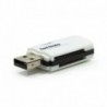 COOL Leitor de Cartões de Memória USB Universal All in One Branco - 8434847056050