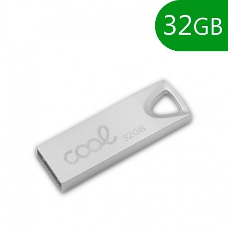 COOL Pen Drive USB 32 GB 2.0 Metal KEY Prateado - 8434847002118