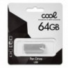 COOL Pen Drive USB 64 GB 2.0 Metal KEY Prateado - 8434847002163
