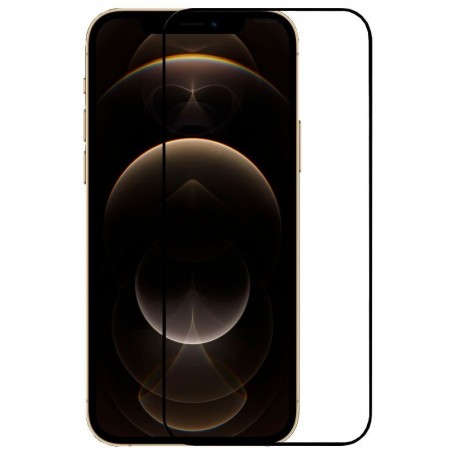 COOL Película de Vidro Temperado para iPhone 12 Pro Max FULL 3D Preto - 8434847044958
