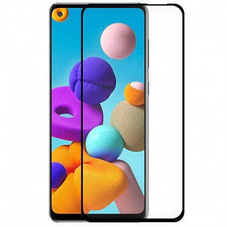 COOL Película de Vidro Temperado para Samsung A217 Galaxy A21s FULL 3D Preto - 8434847038377