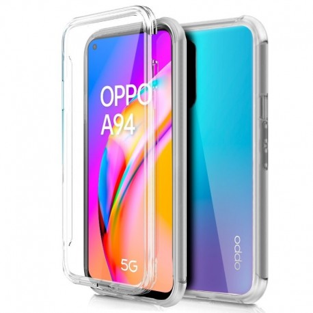 COOL Capa Silicone 3D para Oppo A94 5G / Reno 5Z Transparente Frontal + Traseira - 8434847056630
