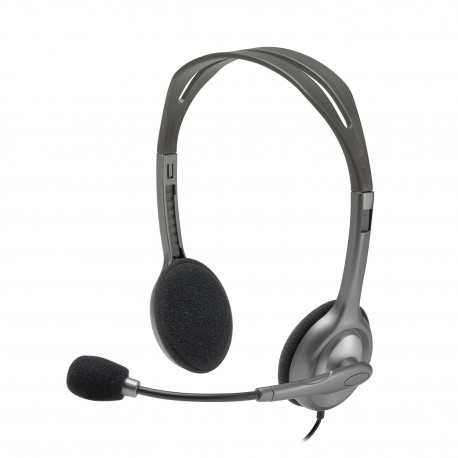 Auriculares Logitech H110/ Con Micrófono/ Jack 3.5/ Plateados - 5099206022423