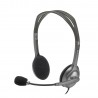 Auriculares Logitech H110 Con Micrófono Jack 3.5 Plateados - 5099206022423