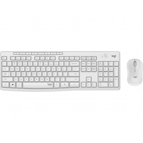 Teclado e Rato Logitech Silent Touch Mk295/ Blanco - 5099206092570
