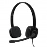 Auriculares Logitech H151 Con Micrófono Jack 3.5 Negros - 5099206057333